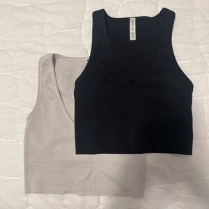 Athleta Tank Tops- black and white
